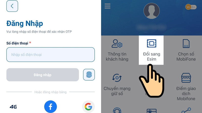 chuyển esim sang máy khác